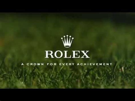 rolex golf commercial youtube|masters golf rolex watch.